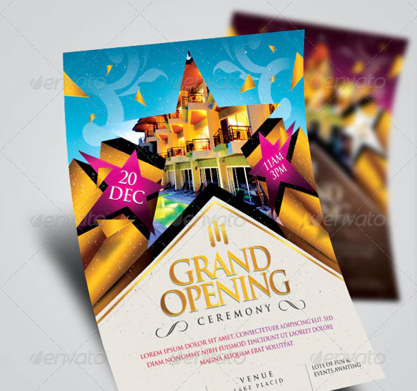 Grand Opening Event Flyer Templates