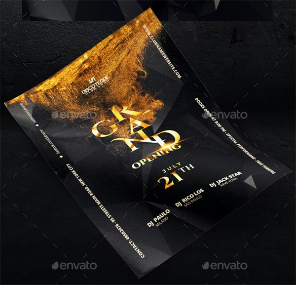 Grand Opening Flyer Design