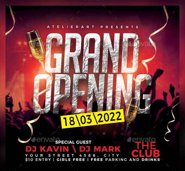 Grand Opening Flyer Template