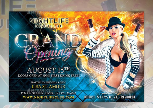 Grand Opening Flyer Template