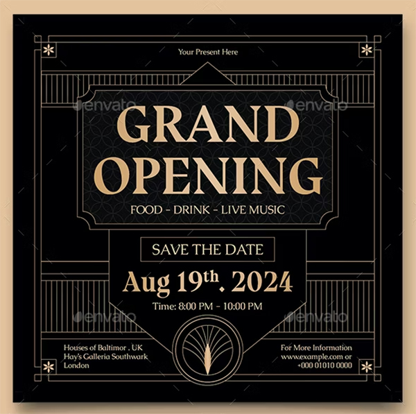 Grand Opening Flyer Template