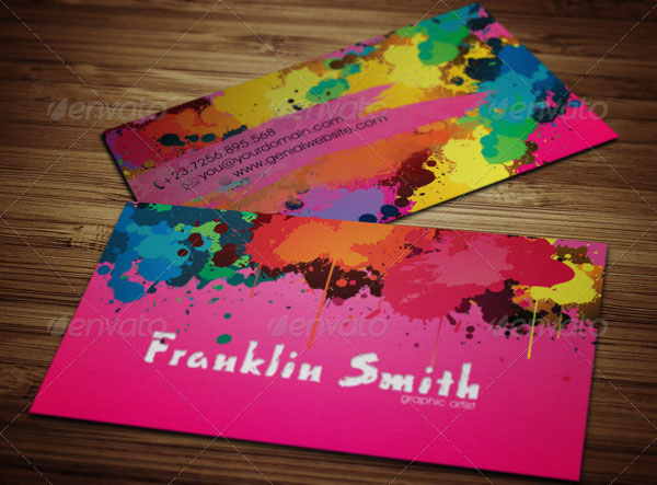 Graphic / Painting Artist Business Card