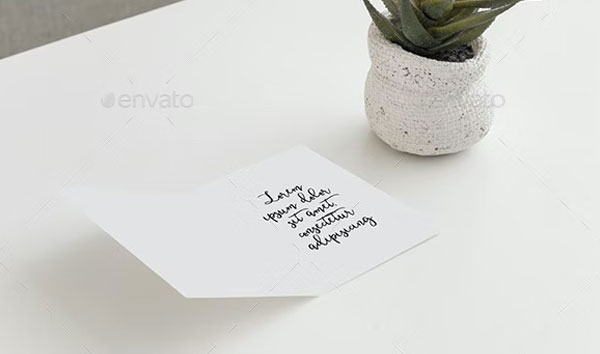 Greeting Card PSD Mockups Bundle