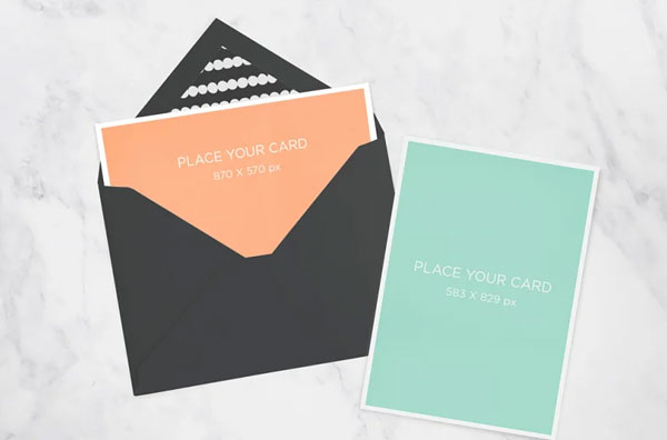 Greeting Cards MockUp Designs
