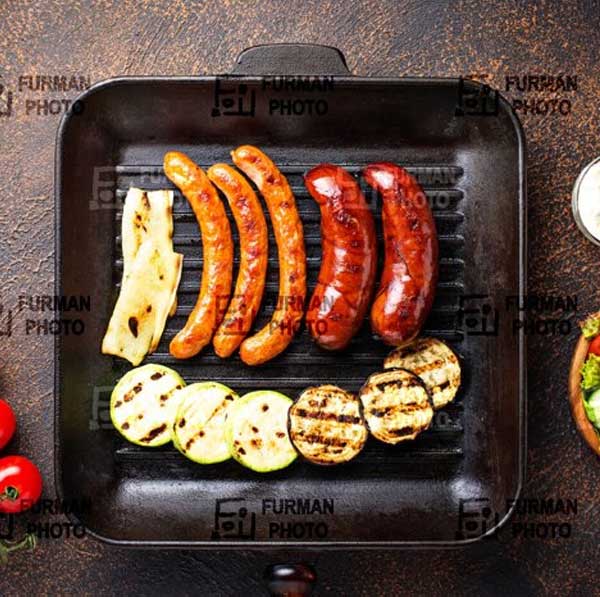 Grilled Sausages Barbeque Flyer Templates