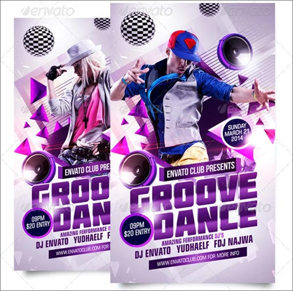 Groove Dance Flyer Template
