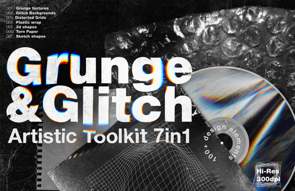 Grunge And Glitch Brushes