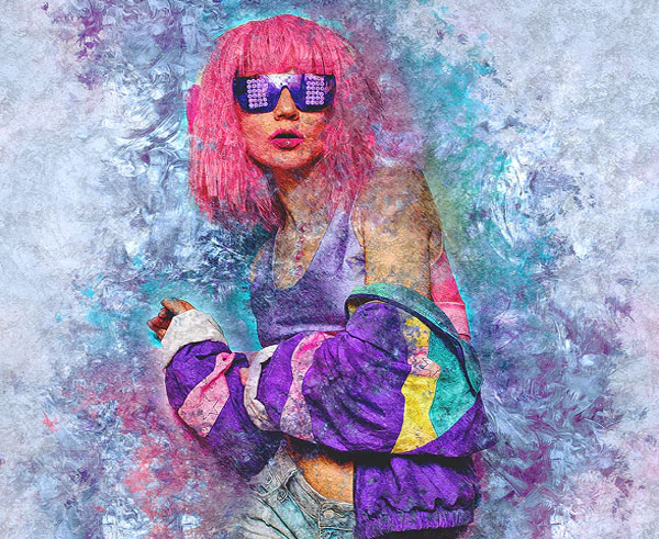 Grunge Ice Photoshop Action