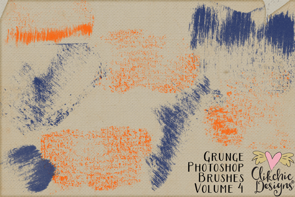 Grunge Ink Photoshop Brushes