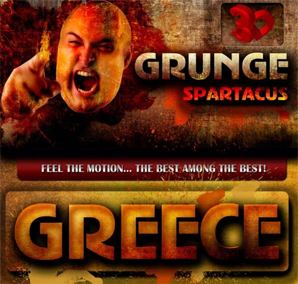 Grunge Spartacus Text Styles