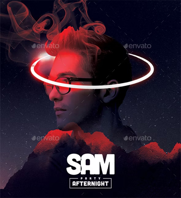 Guest Dj Party Creative Poster Flyer Template