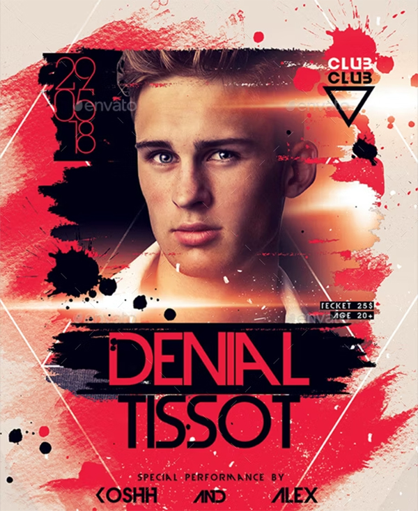 Guest Dj Party Deluxe Poster and Flyer Template