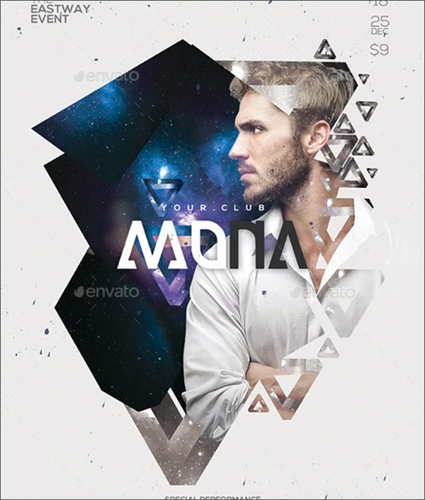 Guest Dj Party Poster and Flyer Templates