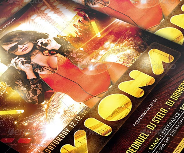 Guest Female DJ Flyer Template