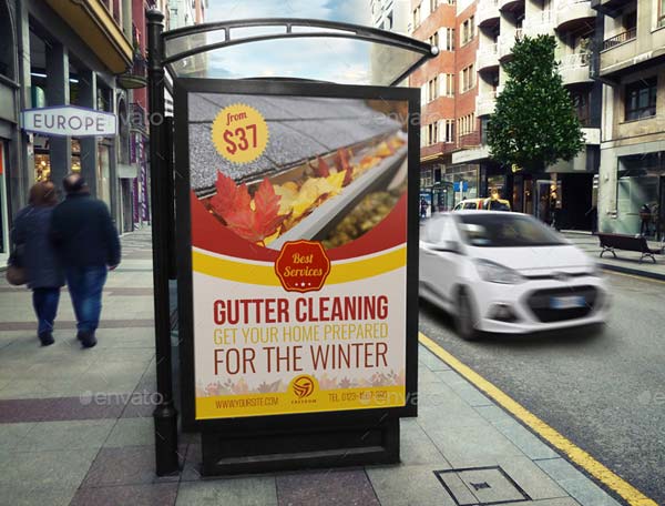 Gutter Cleaning Services Advertising Bundle