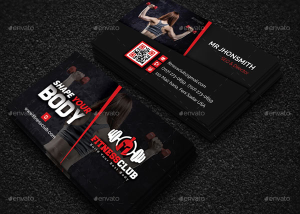 Gym Studio Business Card