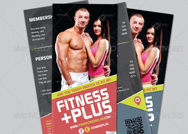 Gym and Health Brochure Template