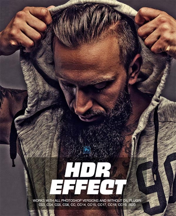 HDR Photoshop Action Template
