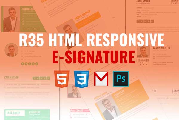 HTML Responsive Email Signature