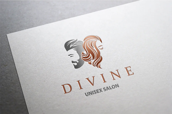 Hair Salon Logo Design Template