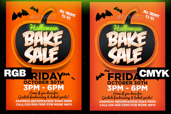 Halloween Bake Sale Flyer Template