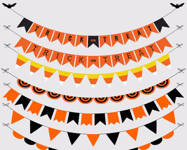 Halloween Classic Bunting Banners