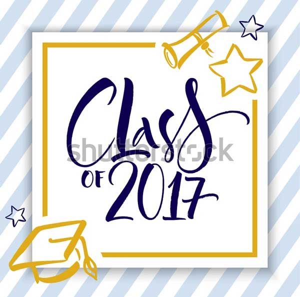 Hand Drawn Lettering Graduation Party Banner