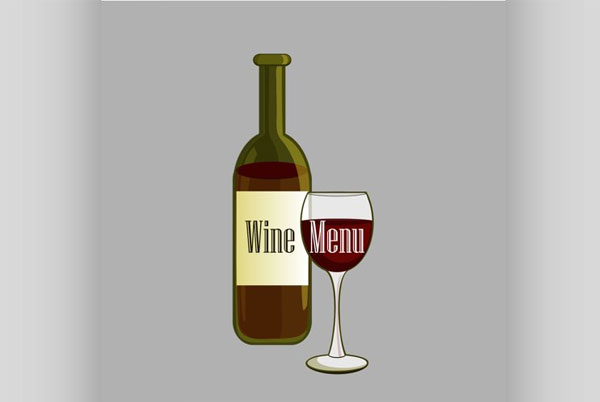 Hand Drawn Wine Label