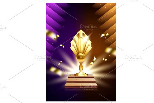 Handing Awards Creative Promotional Flyer