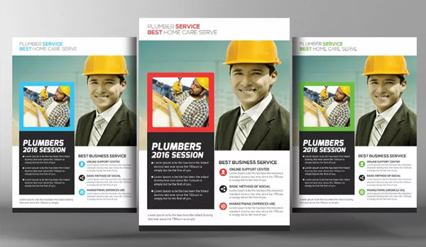 Handyman And Plumber Services PSD Flyer