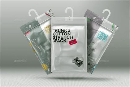 Hanging Storage Product Bag / Pouch Mockup