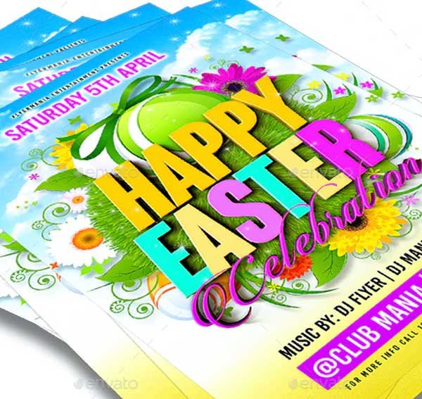 Happy Easter/Good Friday Celebration Flyer