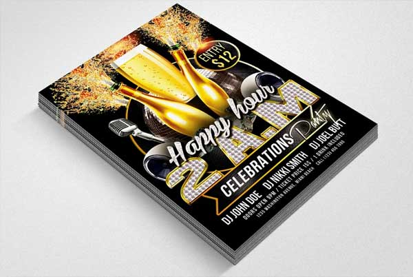 Happy Hour New Beer Flyer Template