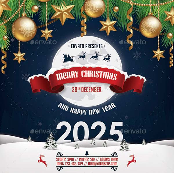 Happy New Year Social Media Banner Templates Download