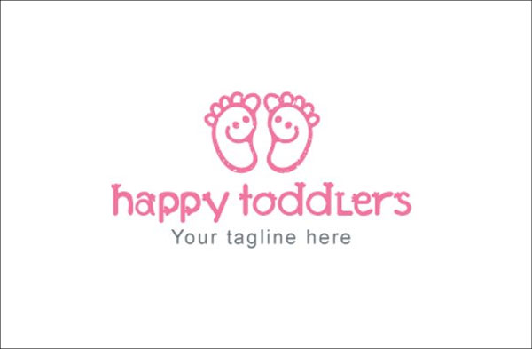 Happy Toddlers Childcare Logo Templates