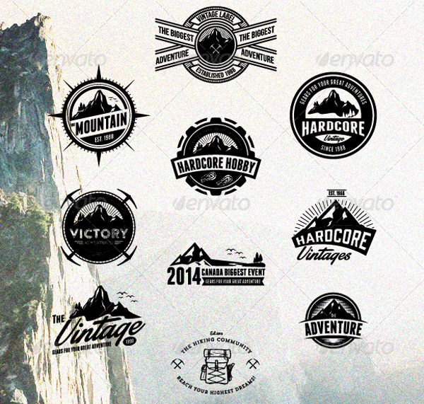 Hardcore Adventure Logos & Badges