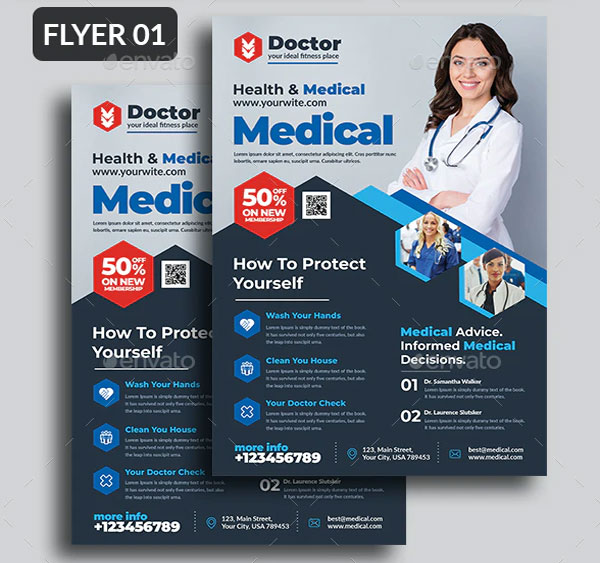 Health & Medical Doctors Flyer Bundle