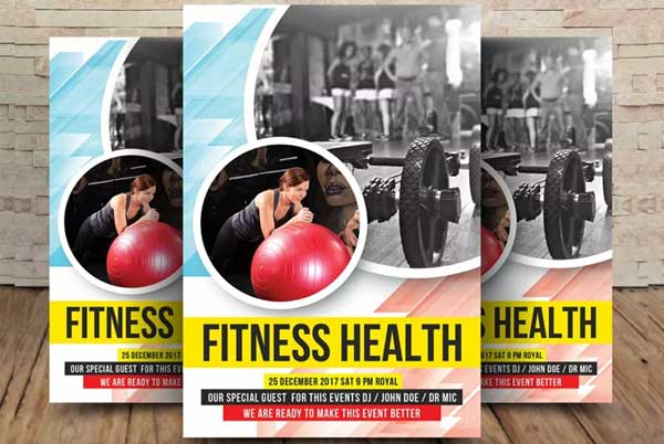 Health and Gym Flyer Template