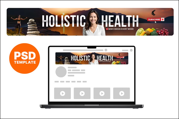 Health YouTube Banner Template