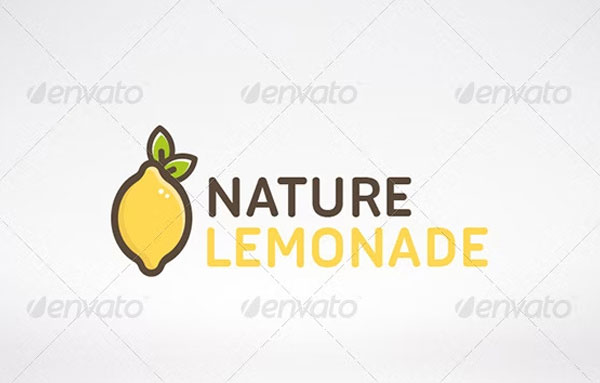 Healthy & Tasty Lemon Logo Templates