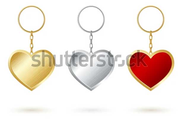 Heart Shape Keychain Collection