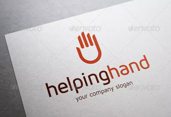 Helping Hand Logo Template