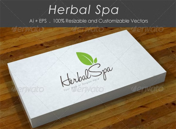 Herbal Spa Logo Template