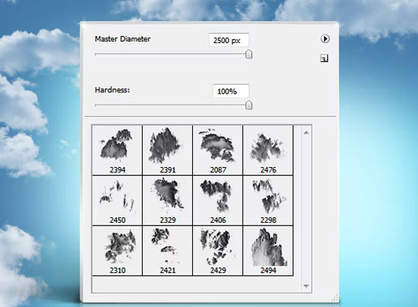 High Resolution Cloud Brushes For Photoshop