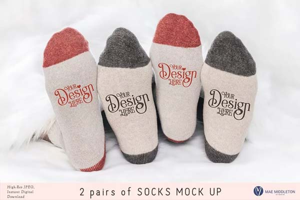High-Quality Sock Mockup
