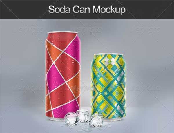 High-Resolution Soda PSD Can Mockups