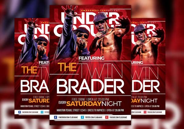 Hip Hop Cool Flyer Template