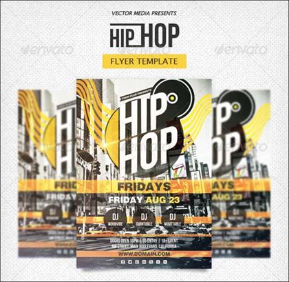 Hip Hop Creative Flyer Template