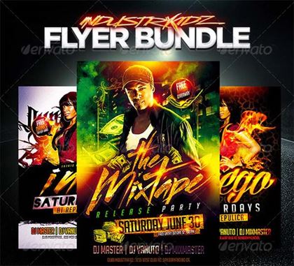 Hip Hop Flyer Bundle