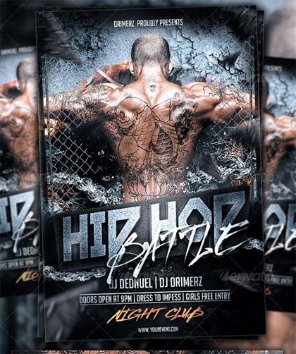 Hip Hop Flyer Template Design